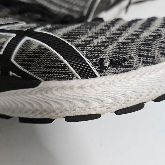 Asics Gel-Nimbus 22 Running Shoes Sneakers Women's US 9 Gray Black White GUC - Picture 6 of 10